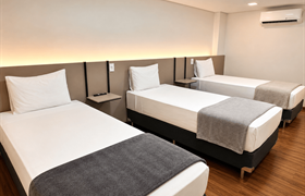 Estándar Cuádruple de Hotel Greenville by Slim Hotéis