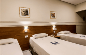 Standard Triplo Solteiro do Hotel Itamarati.