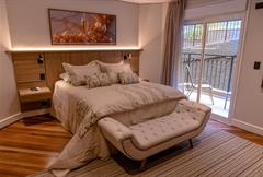 Apartamento Luxo com Varanda e Cama Queen