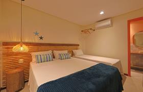 Quarto Triplo do Casa Manoa Pousada