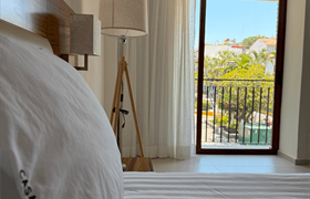 Queen Room with Balcony of Hotel Casa Kavia Vallarta 
