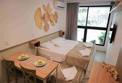 STUDIO - 1 cama casal + 2 colchão auxiliares