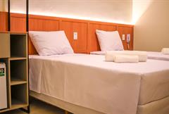 Suíte com 2 camas de Solteiro