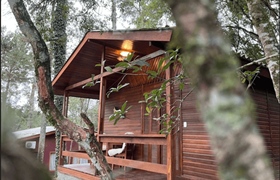 Cabana Luxo com hidromassagem do Hotel Cabanas Glamour