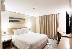 LUXO SUPERIOR - Duplo Casal Adaptado PNE/PCD (vista parcial mar)