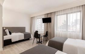 Superior Triplo Twin do Slaviero Hotel Guarulhos Aeroporto