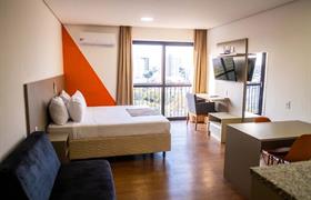 Cama Queen estándar con sofá cama de Slim Hotel Neo São Bernardo do Campo