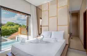 Quarto Duplo Superior com Piscina - Dourado 25m do Pousada Villas  Bonito