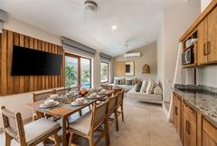 VILLA 2 BEDROOM GOLF VIEW | 2 BAÑOS - MINI ALBERCA - SOFA CAMA