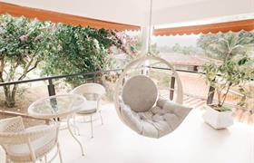 Suite Superior Conjugada com Varanda do Angra Boutique Hotel