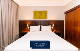 Pareja superior de lujo con sofá cama y 1 cama individual de Slaviero Hotel Curitiba Shopping