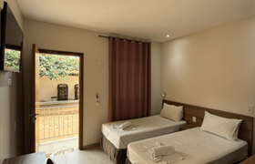 Quarto com 2 Camas de Solteiro do Hotel Astoria Palmas