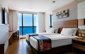DELUXE 2 LITS SIMPLES - VUE FRONT DE MER de Arena Copacabana Hotel