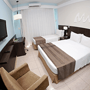 Triplo Casal Vista Cidade 1CHD free na mesma cama com os pais