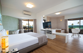 SUITE MASTER COM HIDROMASSAGEM do Maceió Atlantic Suítes