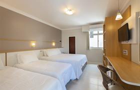 Quarto Familiar Casal do Hotel Miramar Balneário Camboriú