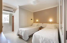 Quarto Duplo Solteiro do Hotel Miramar Balneário Camboriú