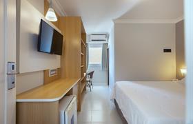 Quarto Duplo Casal do Hotel Miramar Balneário Camboriú