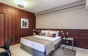 Luxo Premier - cama de casal do Blue Tree Towers Bauru