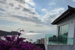 Luxo Family vista Parcial do mar