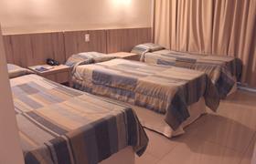 Apartamento Triplo com 3 Camas de Solteiro do Hotel Estação 101 - Itajaí