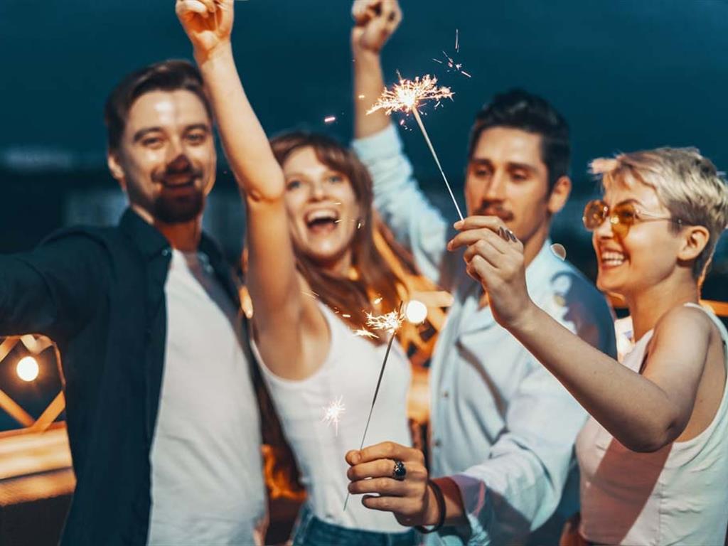 Virada mágica com os pés na areia