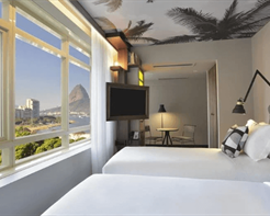 Superior Vista Parcial -  2 Camas Solteiro