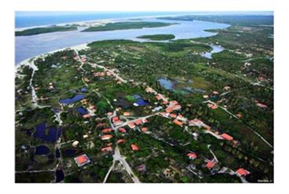 Vista aérea do Atins