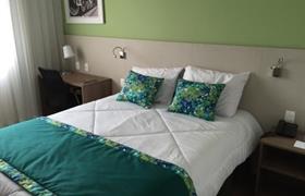 Luxo cama de casal do Blue Tree Towers Valinhos