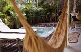 Bangalô Duplo com Mini Piscina Privativa do AWÊ Trancoso Boutique