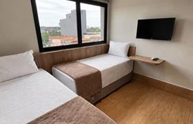 Quarto Triplo Standard Solteiro do Uny Hotéis Centro
