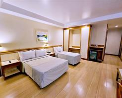 SUITE TRIPLA COM HIDRO - 1 cama de casal e 1 cama de solteiro