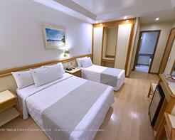 SUITE TRIPLA COM HIDRO - 1 cama de casal e 1 cama de solteiro