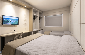 Triplo Standard - 1 Cama Casal e 1 Solteiro do Hotel Palmas Executivo