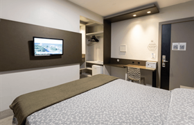 Duplo Standard - Cama Casal King Size OU 2 Solteiro do Hotel Palmas Executivo