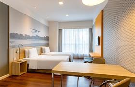 Luxo Double Twin do Wyndham Garden São Paulo Convention Nortel