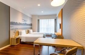 Superior Double Twin do Wyndham Garden São Paulo Convention Nortel