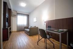 Suíte com camas de solteiro