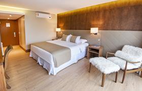 Suíte Luxo com Varanda do Hotel Refúgio da Montanha