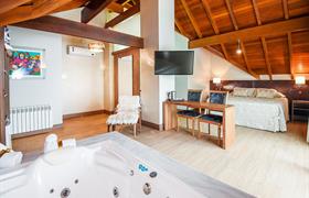 Suite Master com Banheira de Hidromassagem do Hotel Refúgio da Montanha