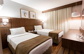Superior Duas Camas do Bourbon Convention Hotel Ponta Grossa