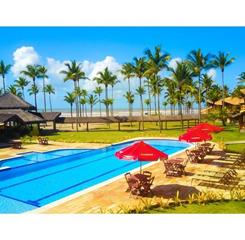 Vista restaurante e praia