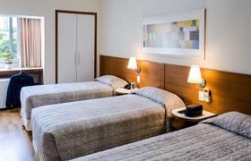 Triplo Solteiro Não Fumante do Vitória Régia Hotel Bauru