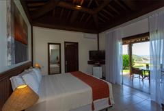 Bangalô Luxo - vista para o mar.