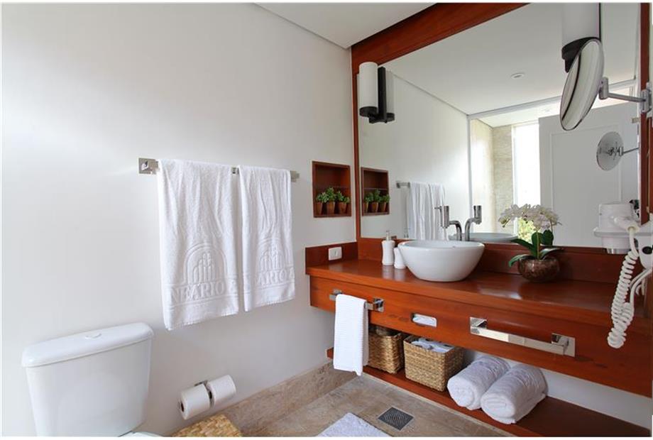 Banheiro dos Apartamentos