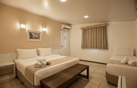 Quarto Triplo do Pousada Malibu