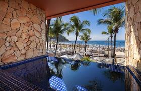 Quarto Luxo Vista Mar com Piscina do Pousada Bahia Tambor