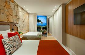 Quarto Luxo com Banheira Hidromassagem e Varanda do Pousada Bahia Tambor