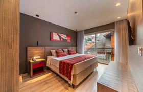 Suite  do Hotel Laghetto Stilo Borges