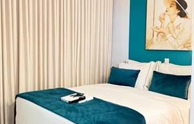 Quarto Luxo Casal do Mega Moda Goiania Hotel